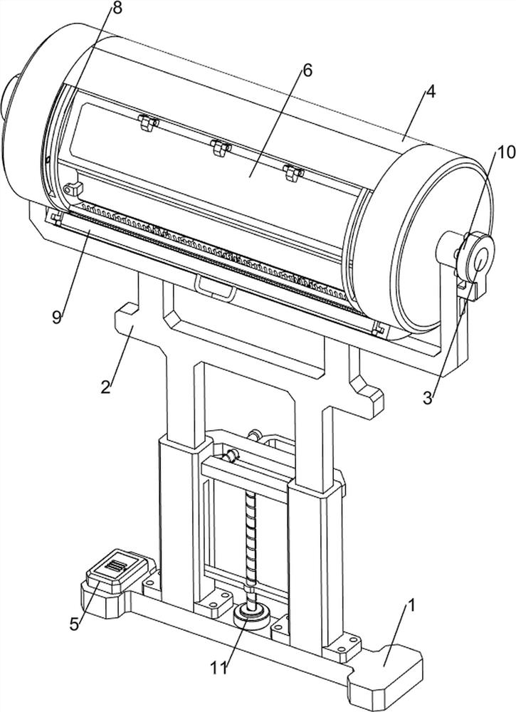 Diode illuminating lamp holder convenient to adjust and replace