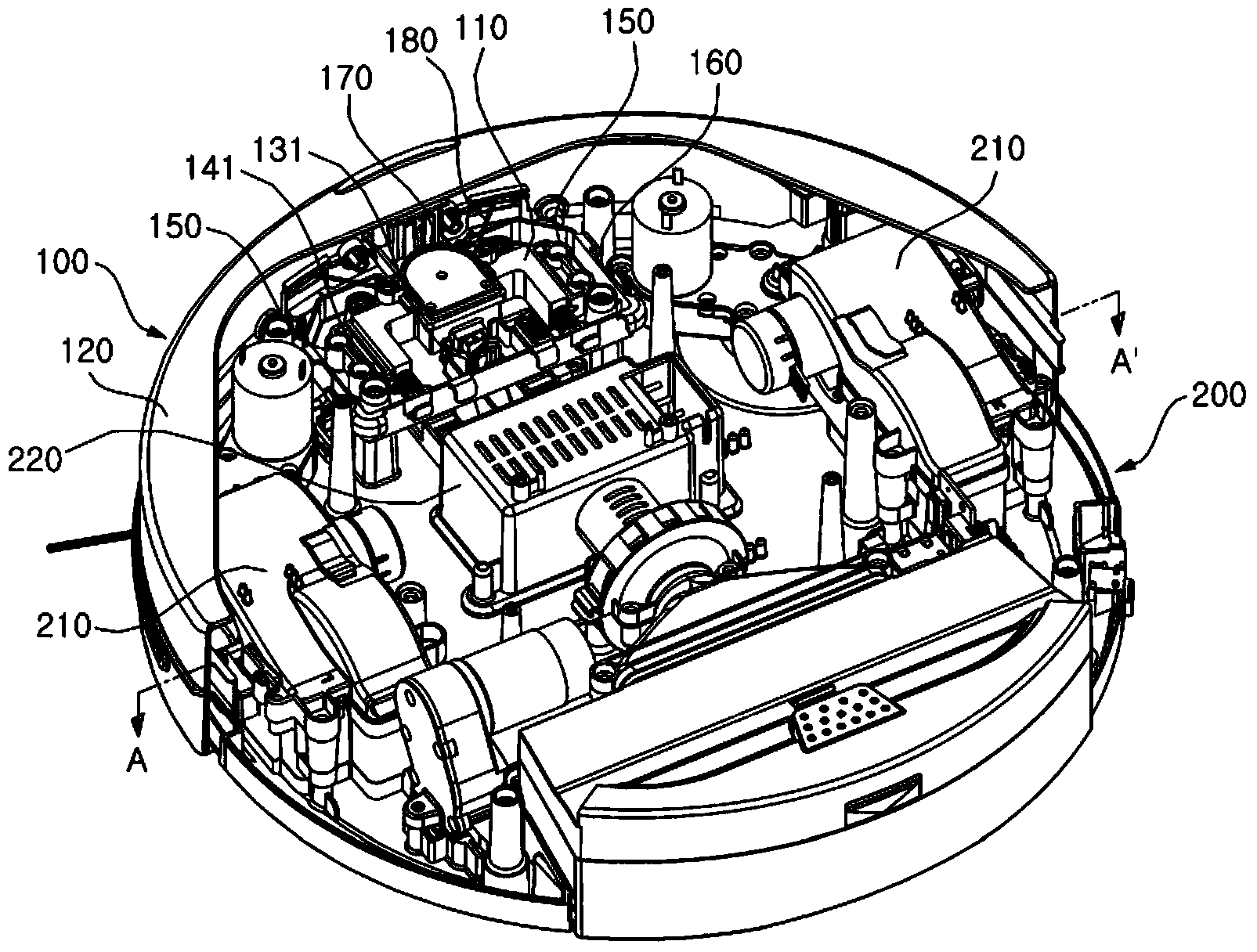 Bumper assembly of mobile robot