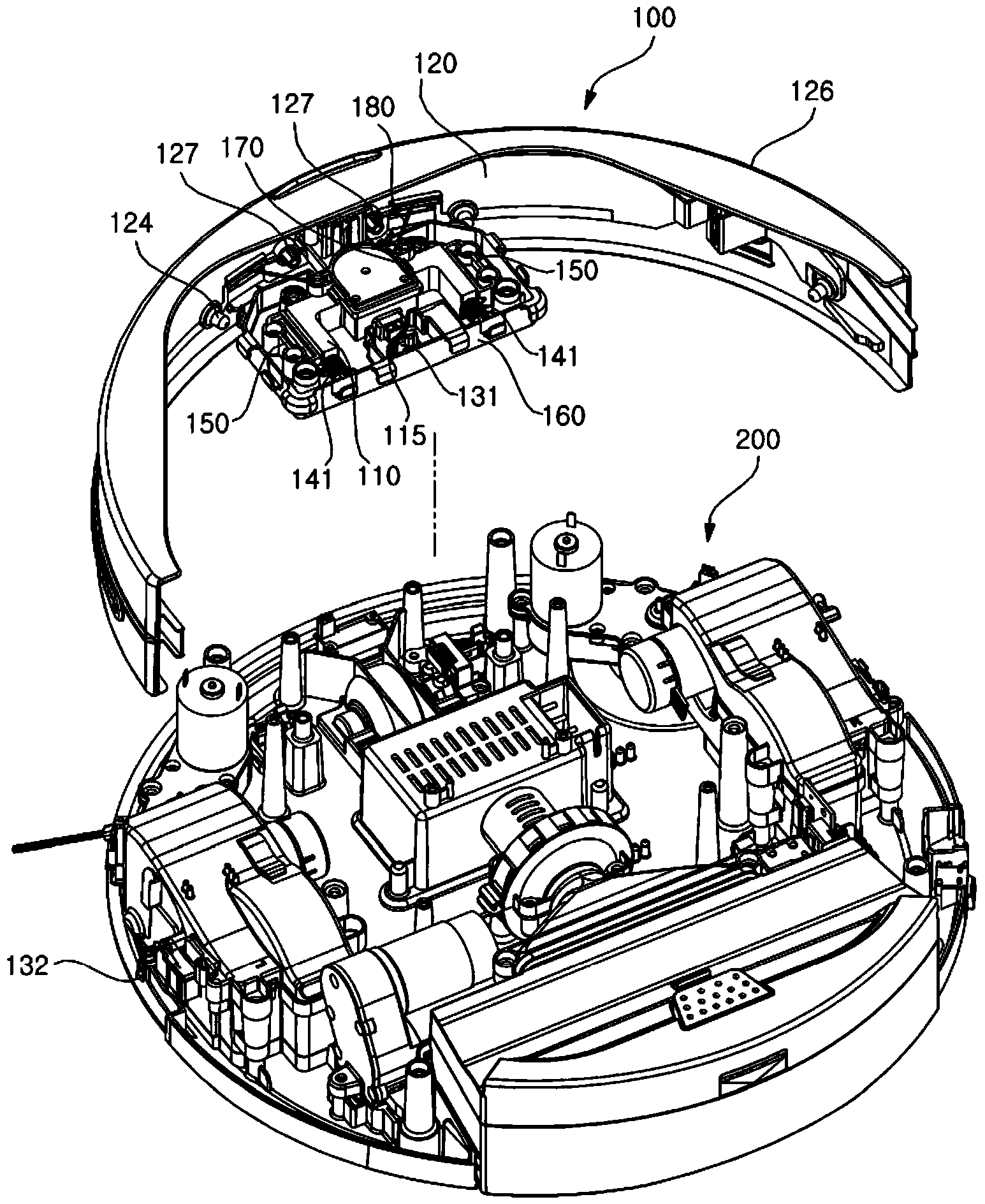 Bumper assembly of mobile robot