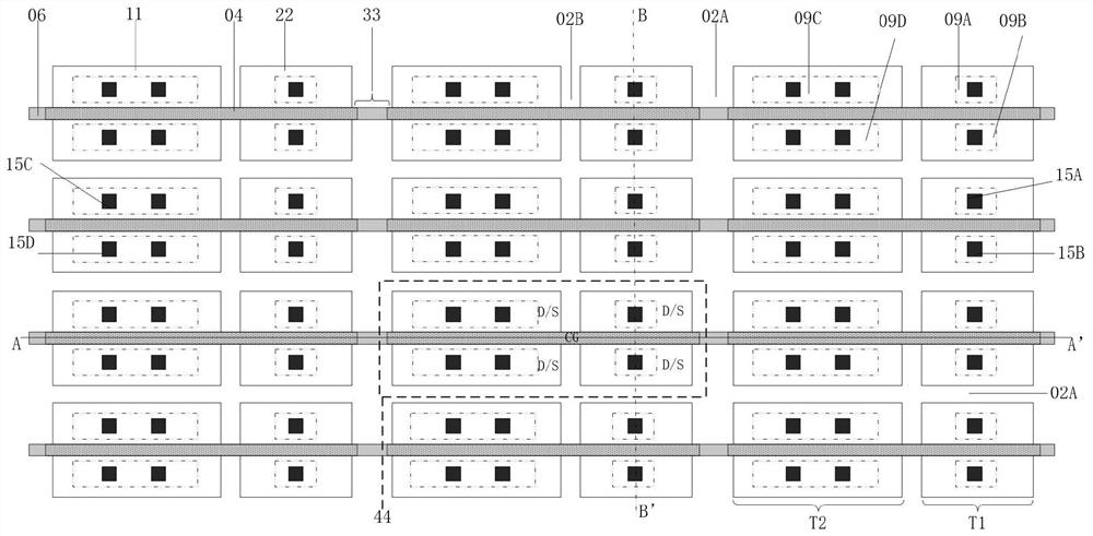 A radiation-resistant sense-switch type pflash switch unit structure and preparation method thereof