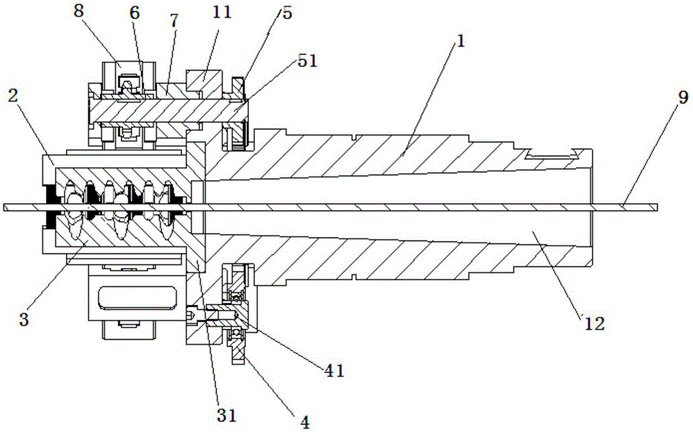 Friction type wire rod derusting equipment