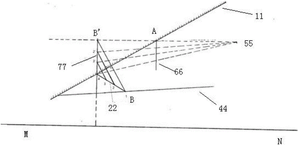 Optical ranging device for automobile