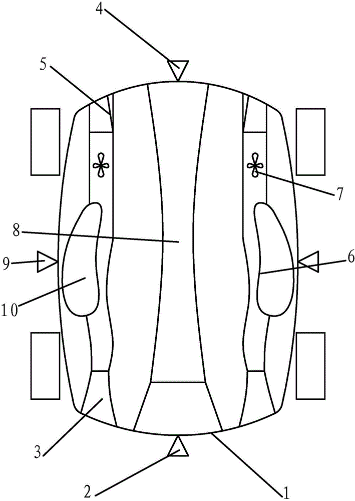 Vehicle having automatic energy-saving anti-drag structure and operating mode thereof