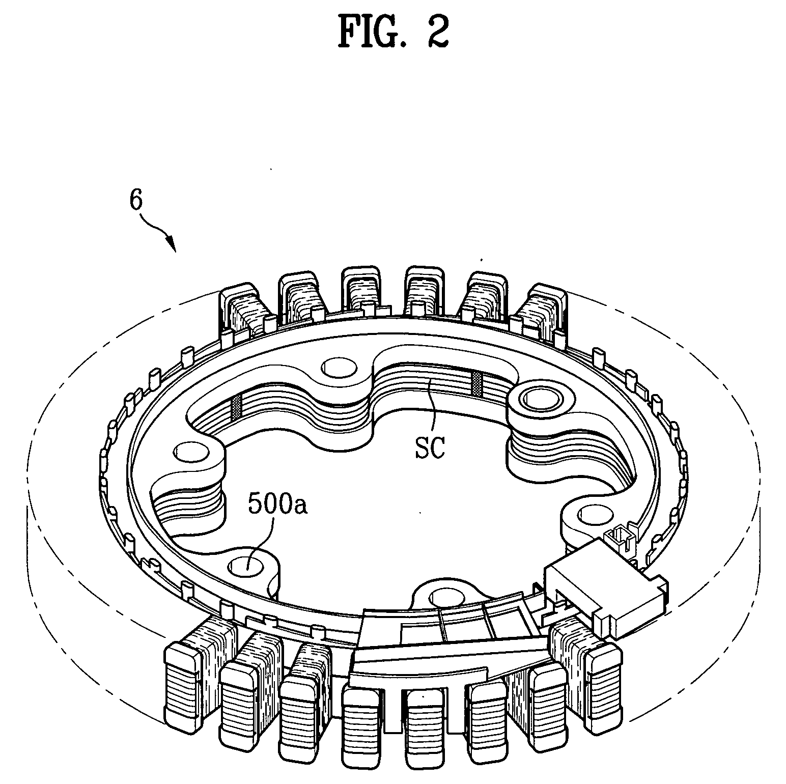 Outer rotor type motor for drum type washing machine and method for fabricating the same