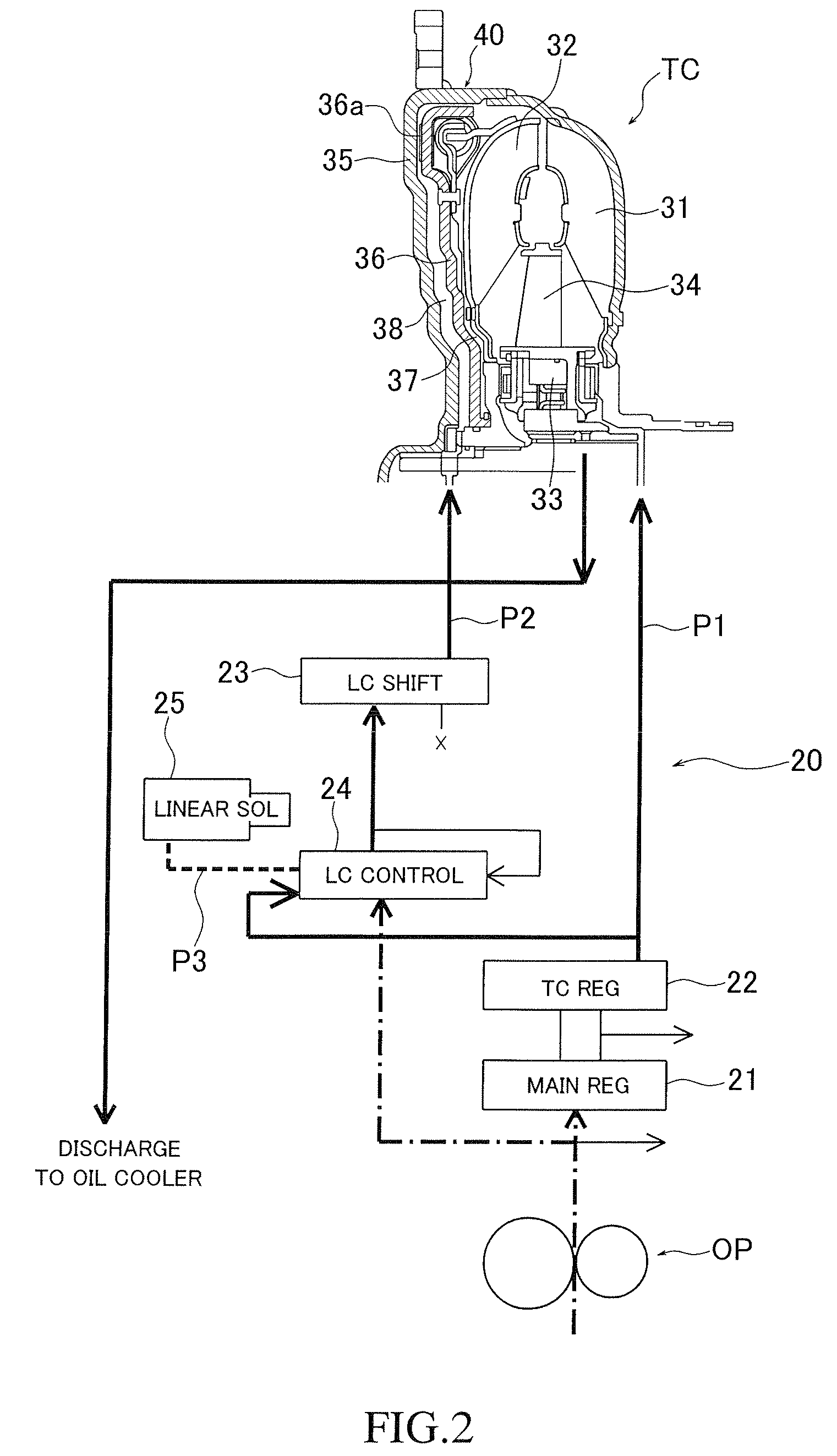 Control device of lock-up clutch