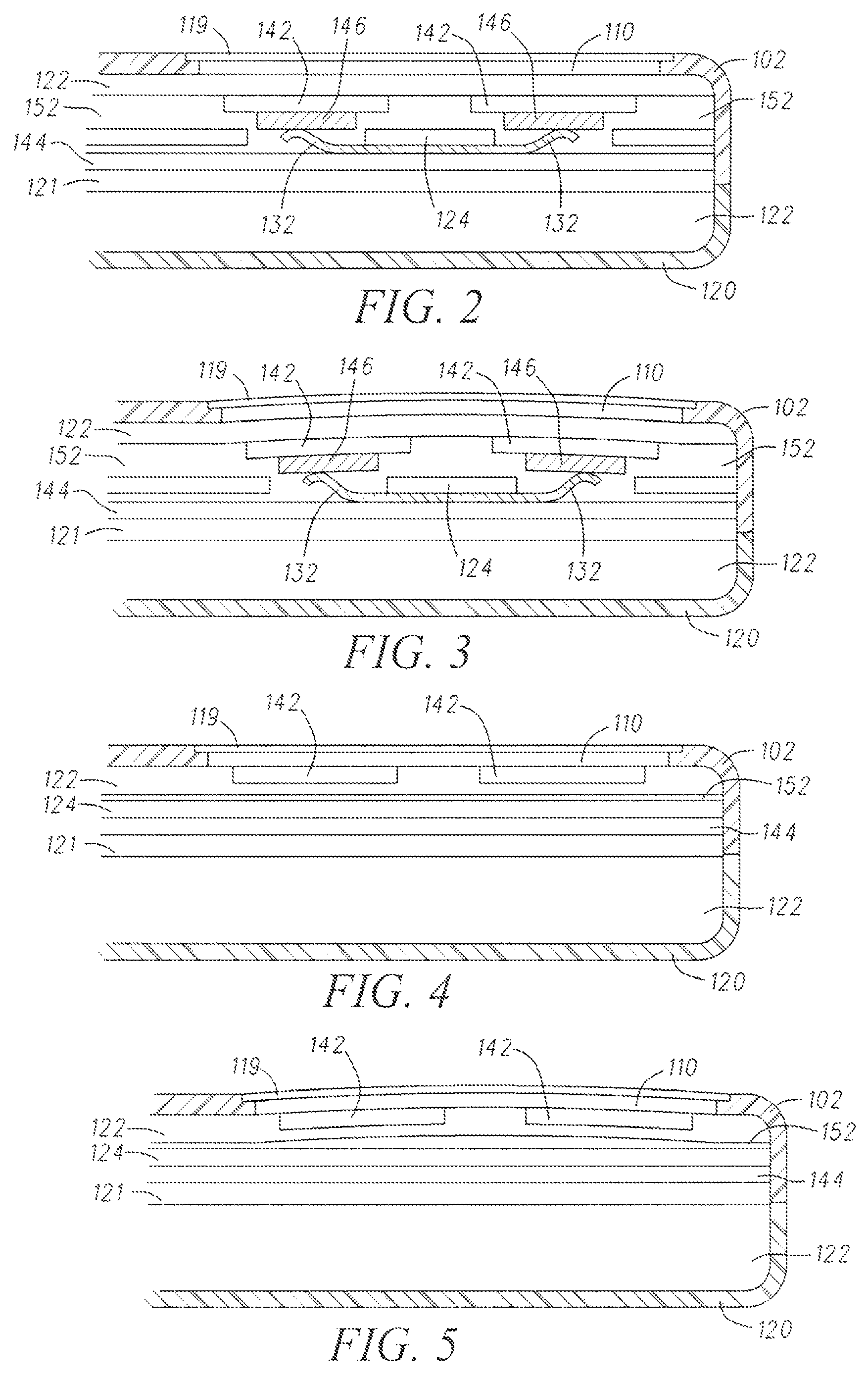 Electronic device and circuit for providing tactile feedback