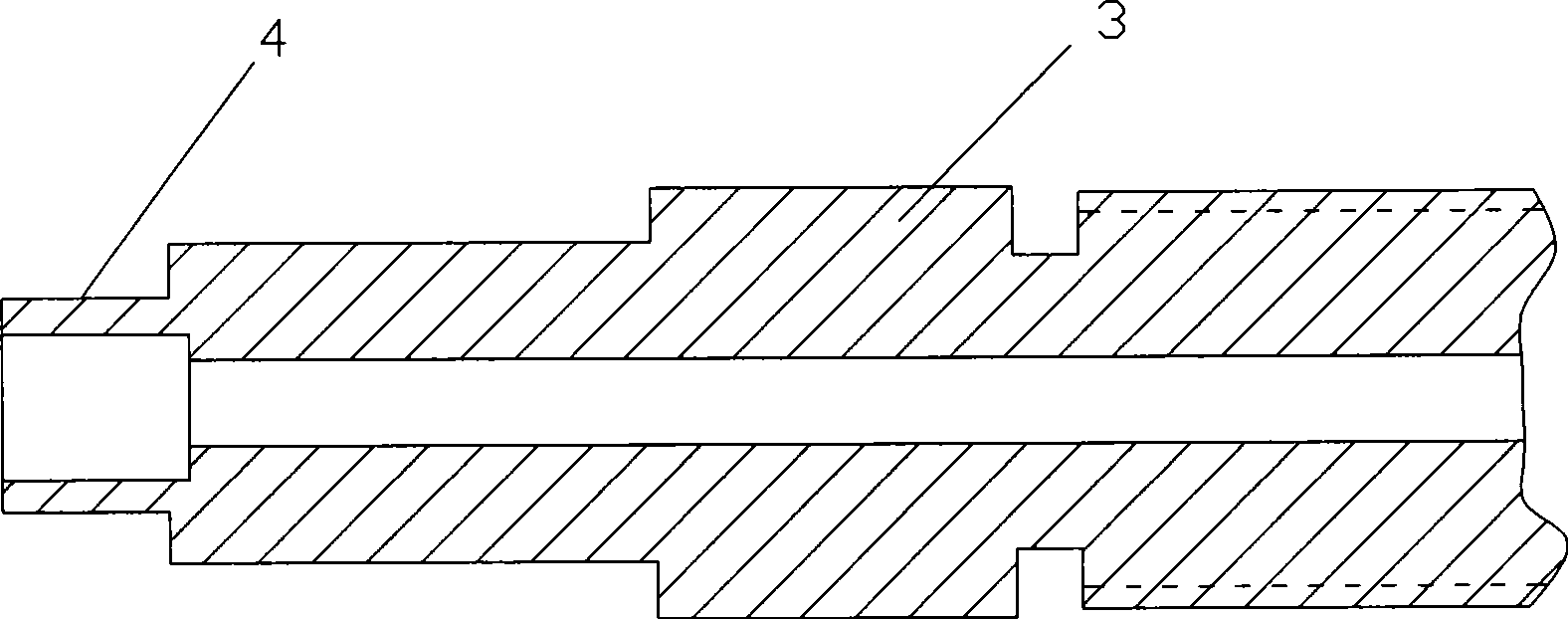 Method for welding zirconium alloy tube connector for explosion bulge test