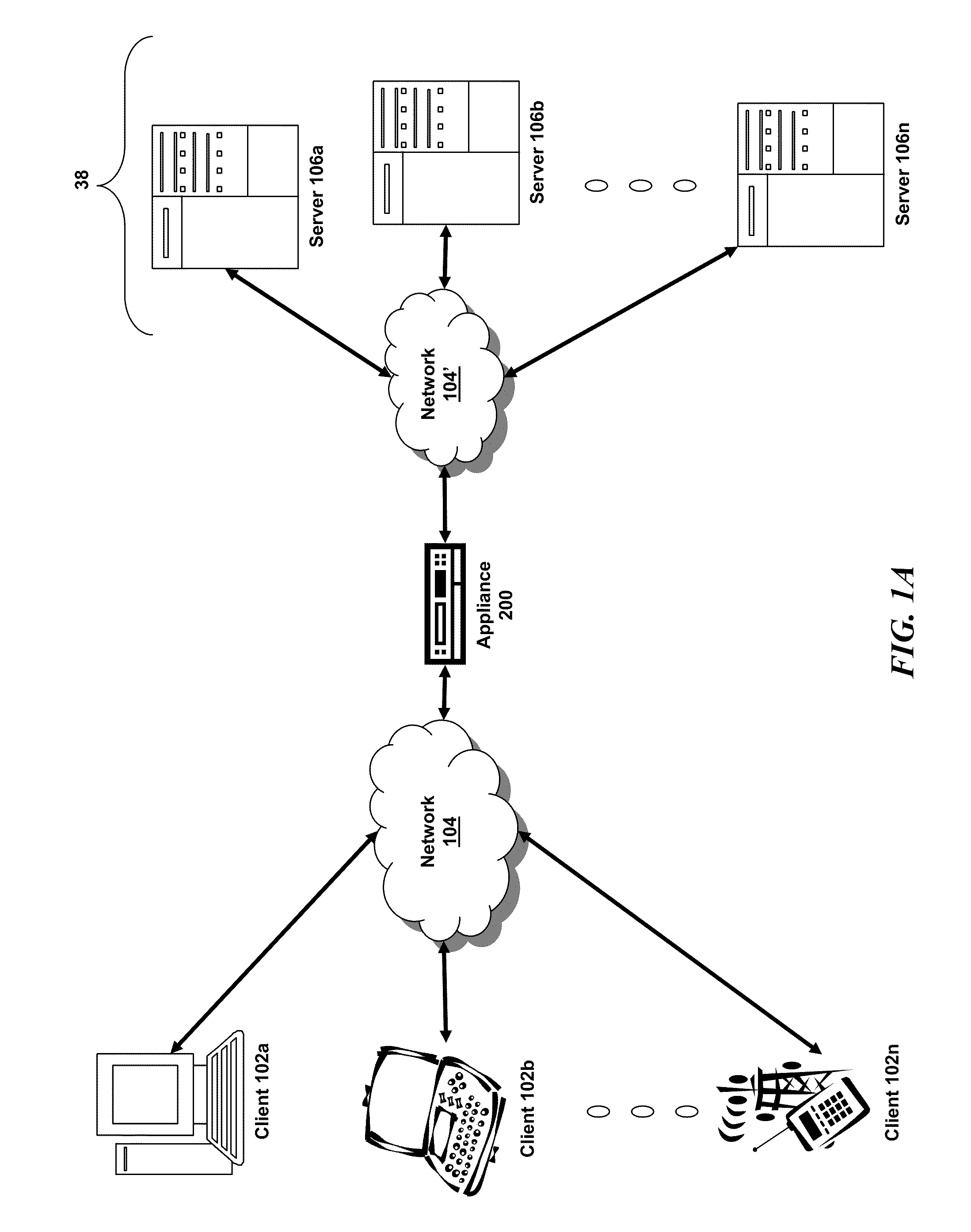Systems and methods for mixed mode handling of IPv6 and IPv4 traffic by a virtual server