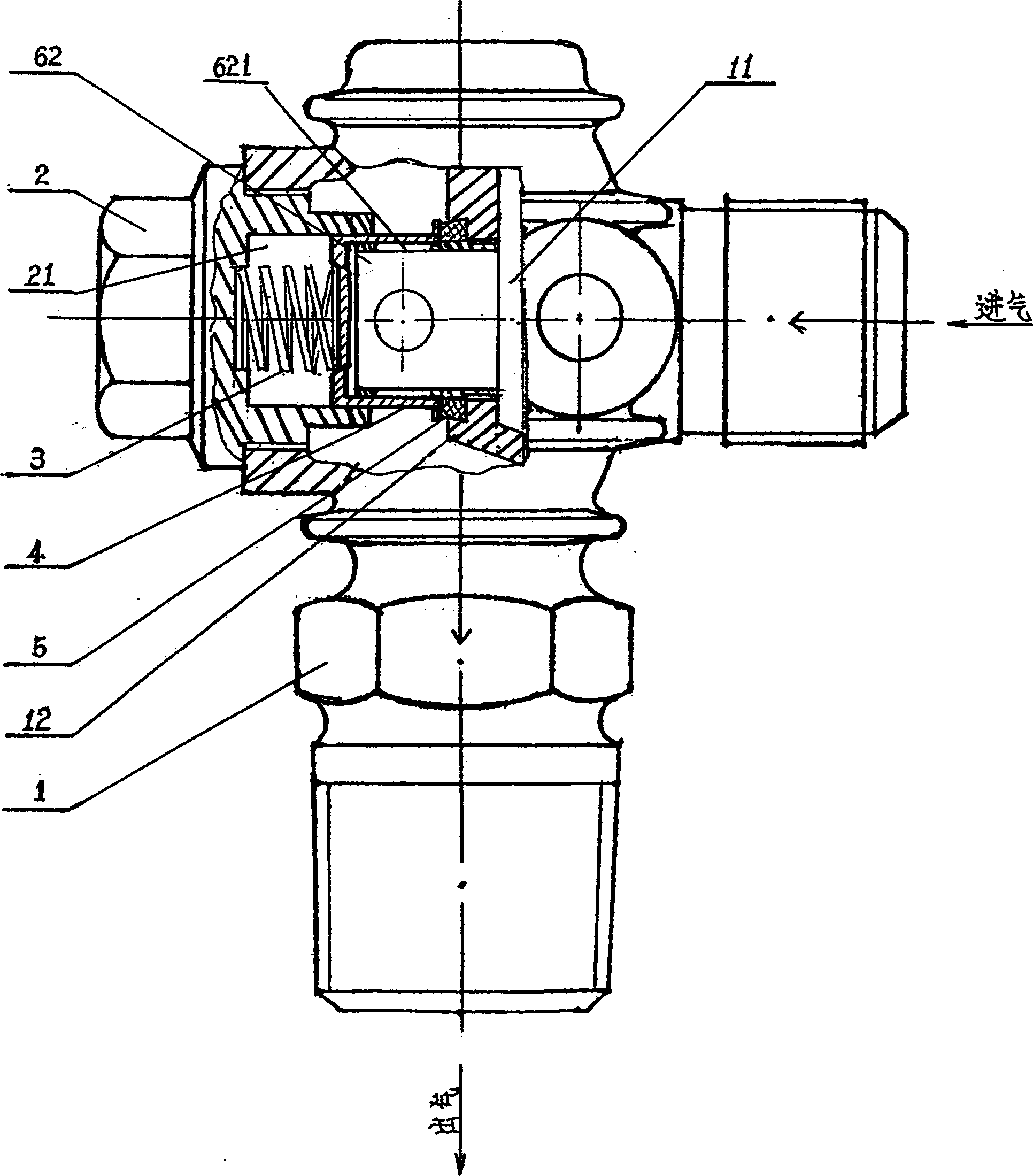 Non-return valve for air compressor