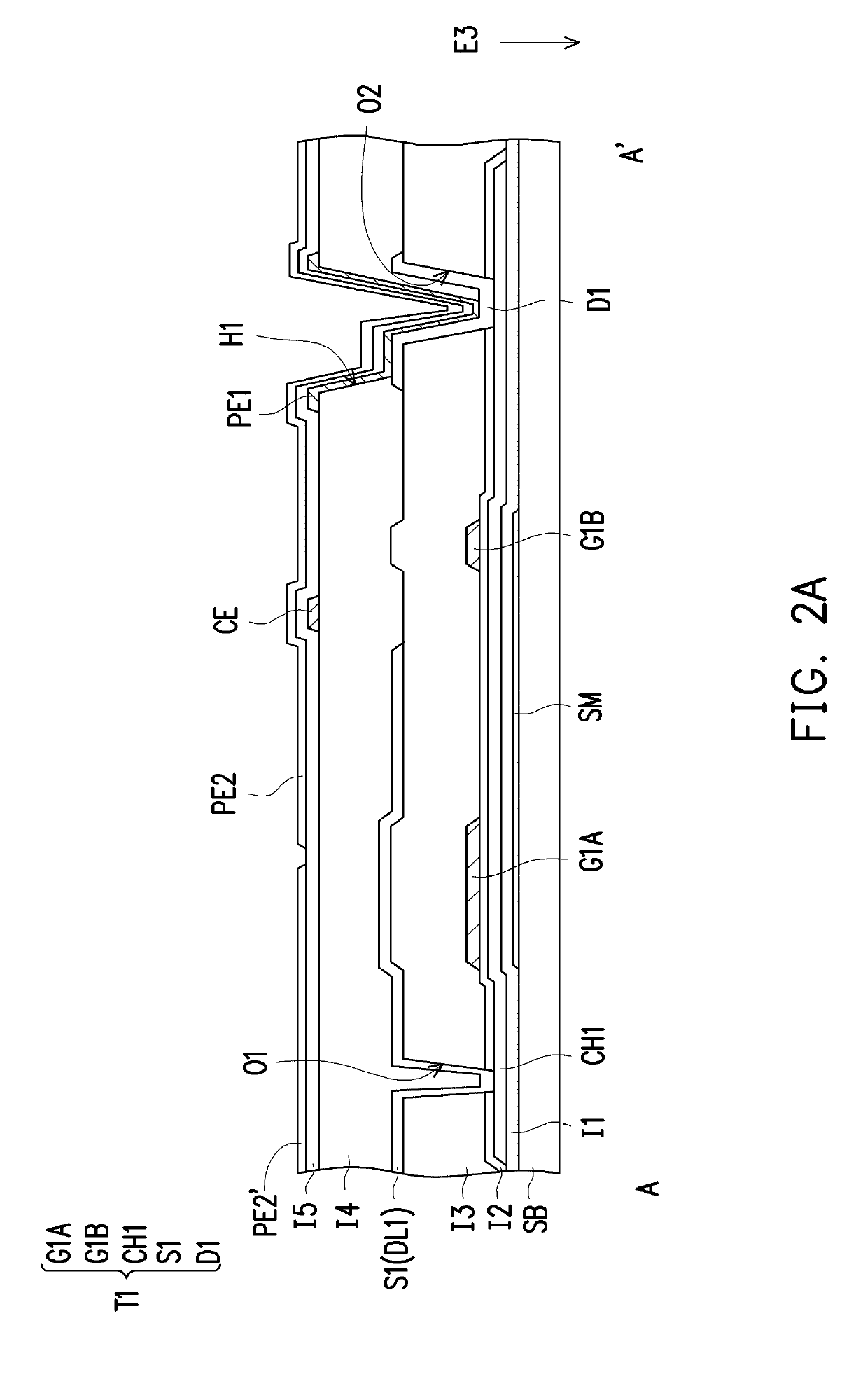 Pixel structure and driving method capable of switching display mode