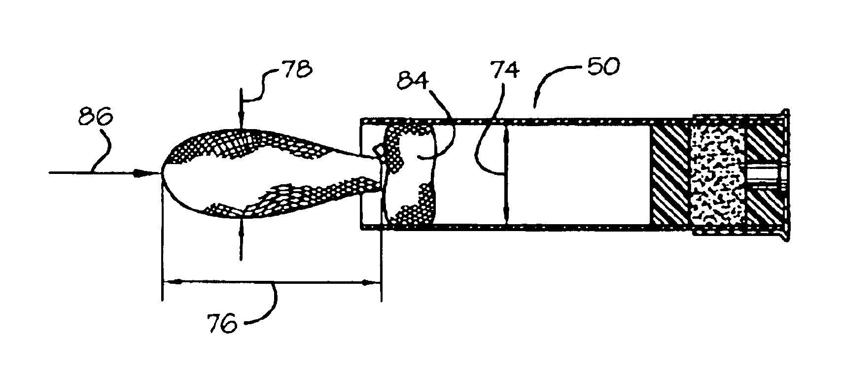 Method of preparing a low lethality round