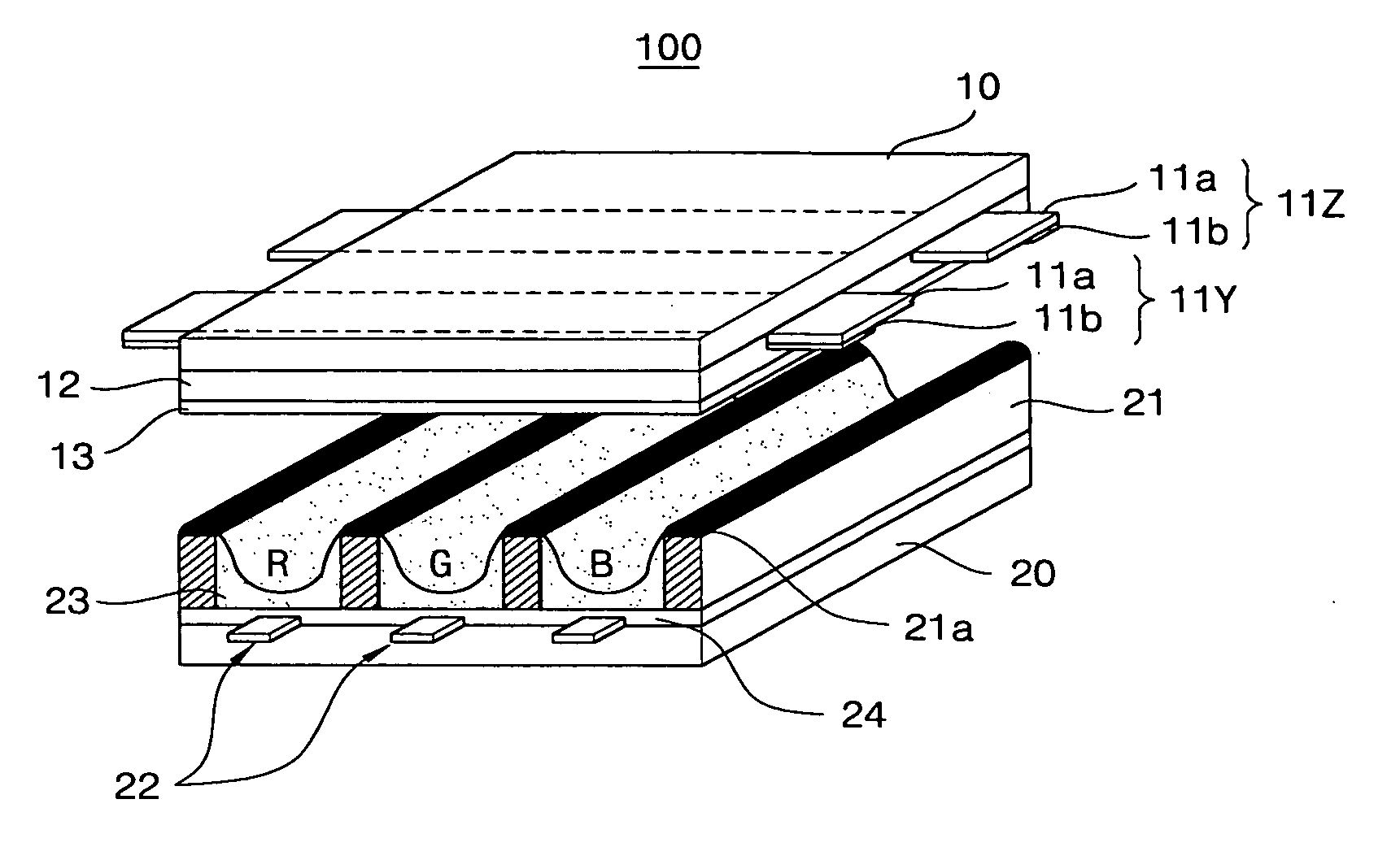 Aging method for plasma display panel