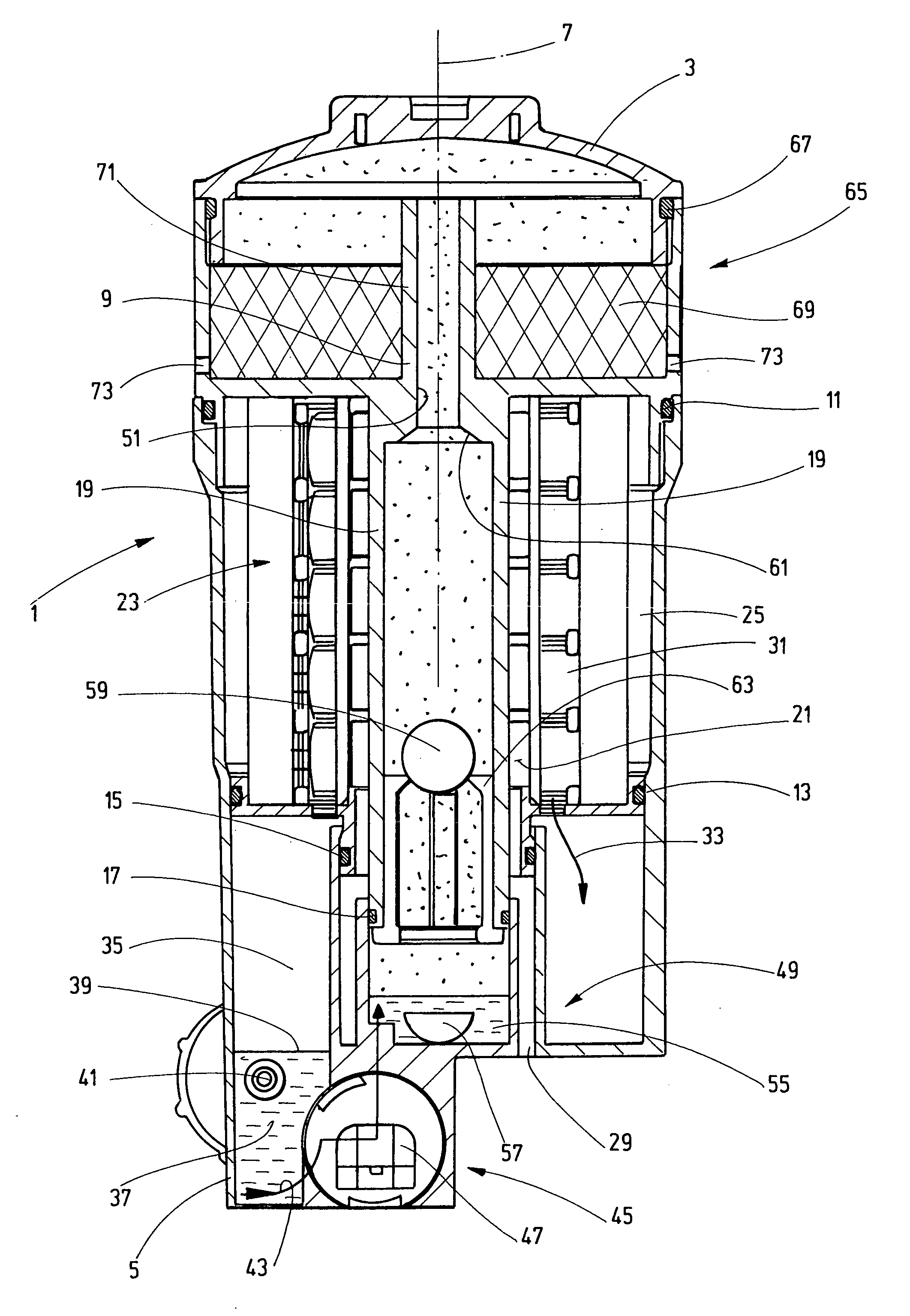 Fuel filter system, especially for diesel engines