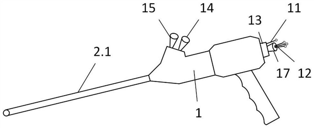 Taking-out system for urinary system stent