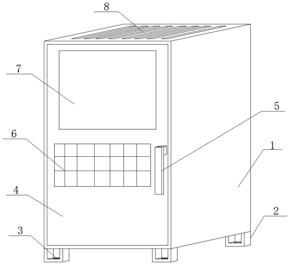 An automatic monitoring and monitoring device for sewage treatment