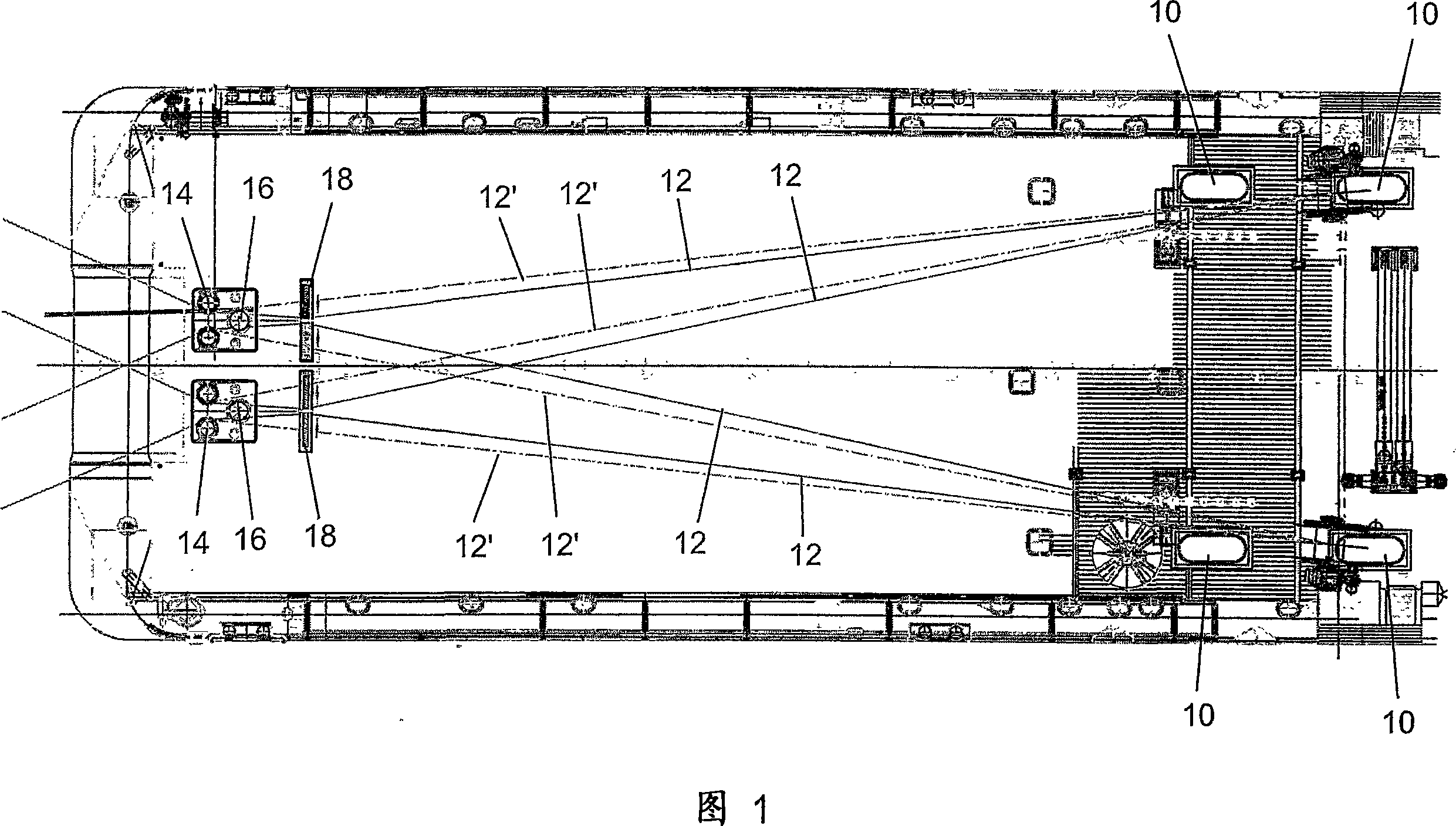 System to guide a wire, chain, cable etc, onboard a vessel