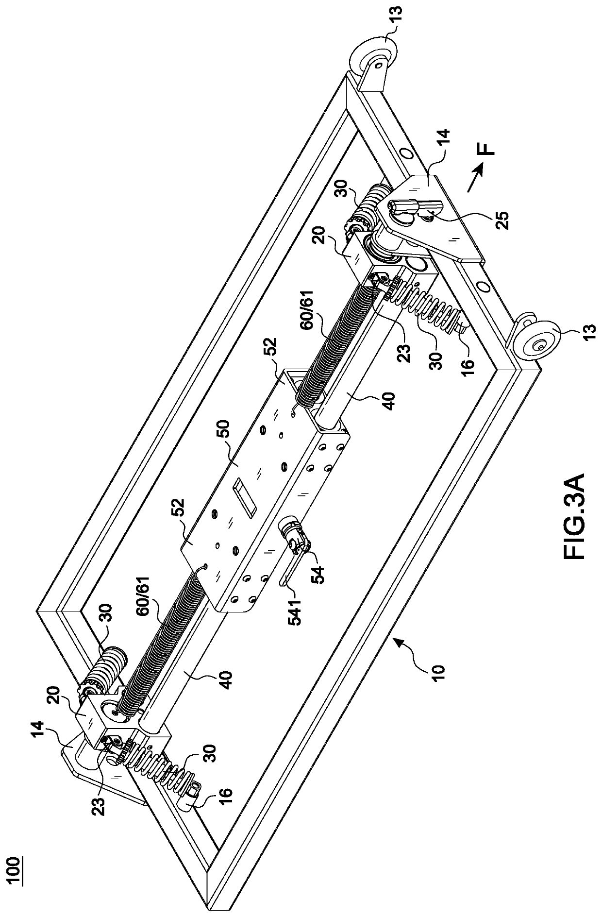 Swingable exercise bicycle mechanism