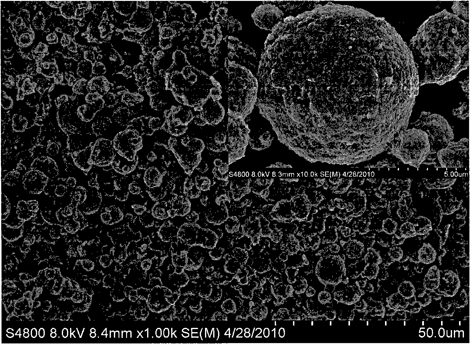 Method for preparing lithium iron phosphate nano material