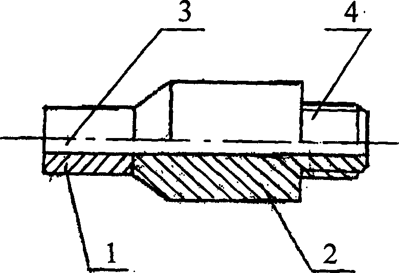 Electrode nozzle of electric arc spraying coater in supersonic speed and manufacturing method