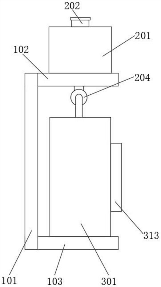 Raw material mixing device and process for hygroscopicity-improved nylon 6