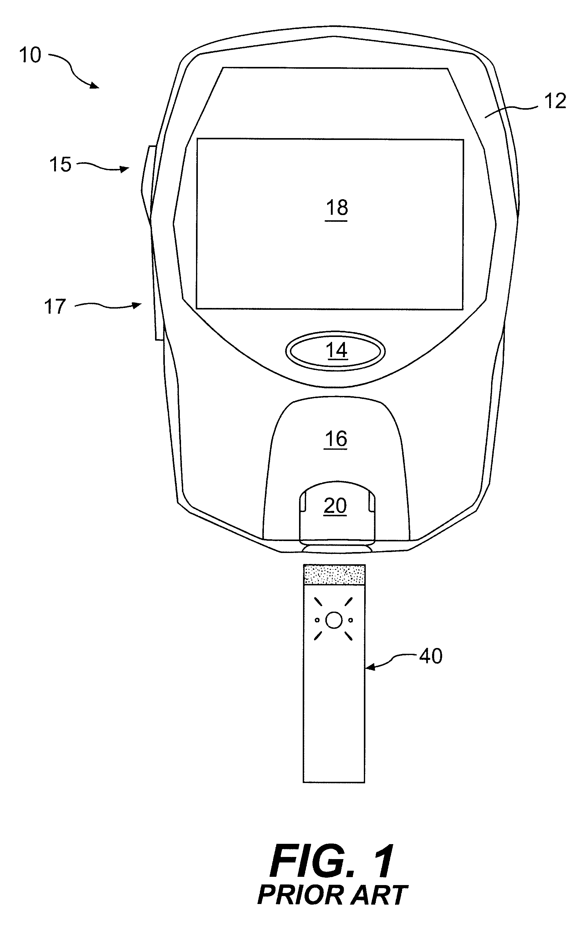 Method of strip insertion detection