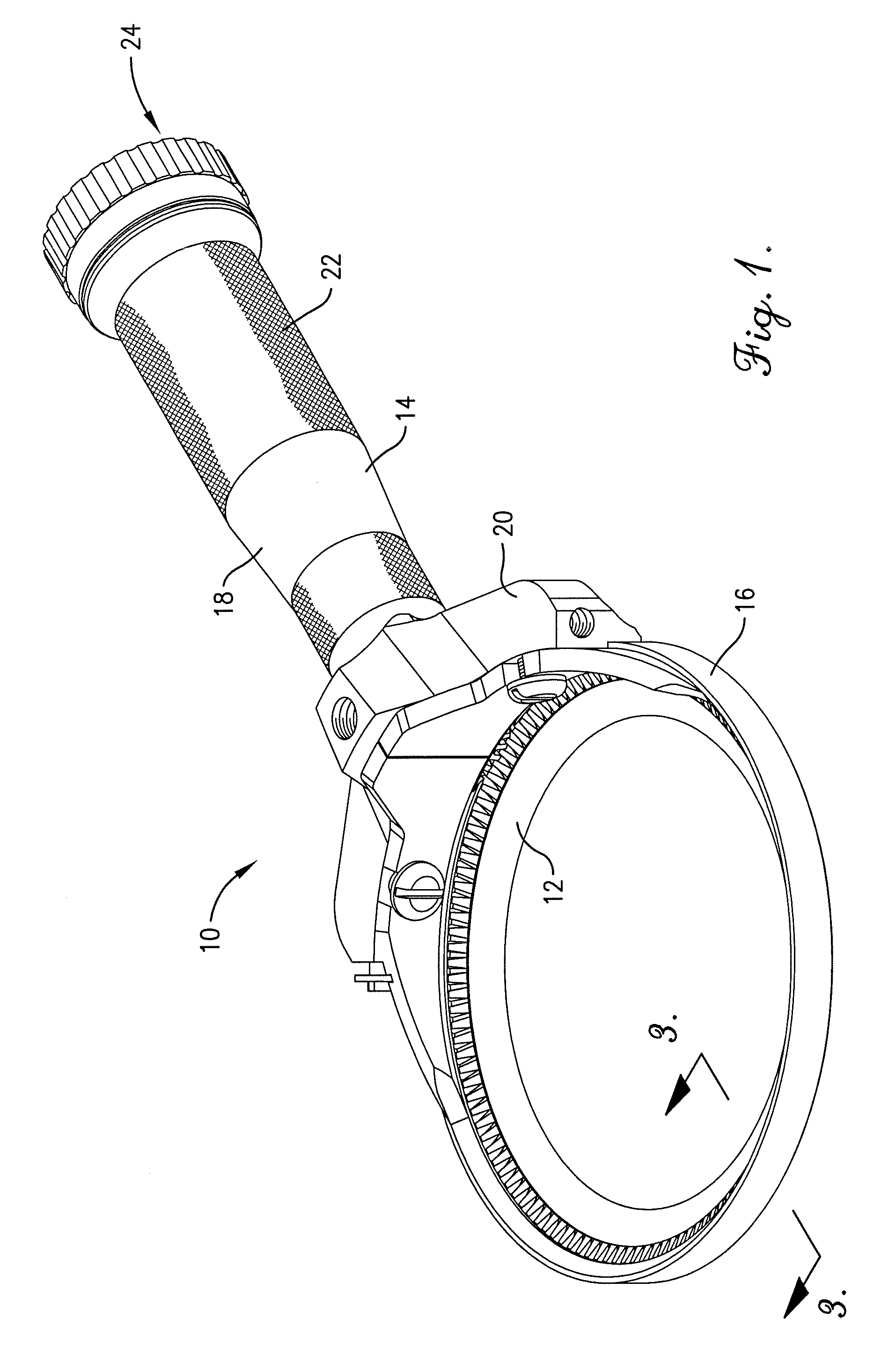 Rotary knife with blade bushing