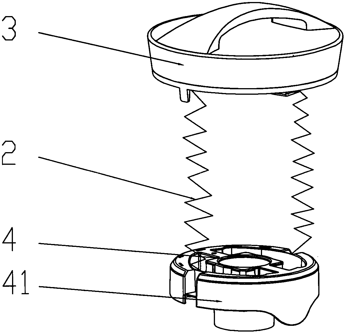 Servo wire device of suspension type ultrasonic air humidifier