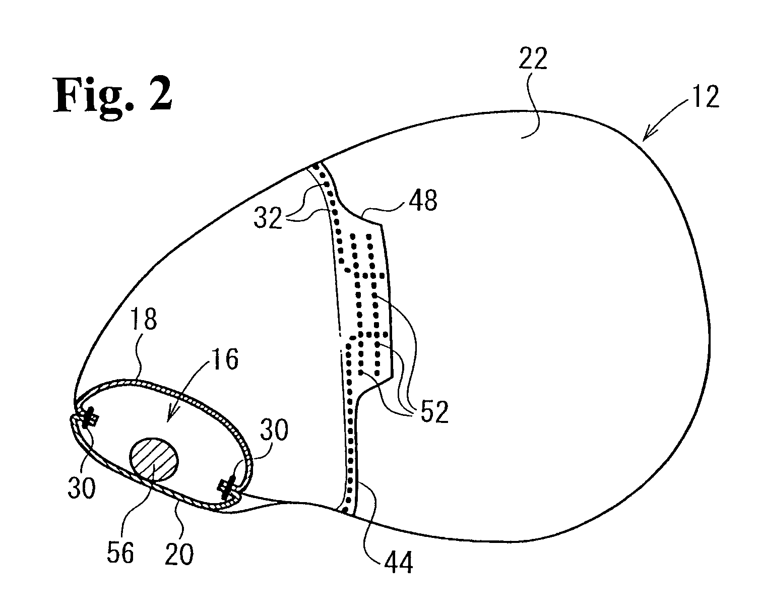 Airbag and airbag device