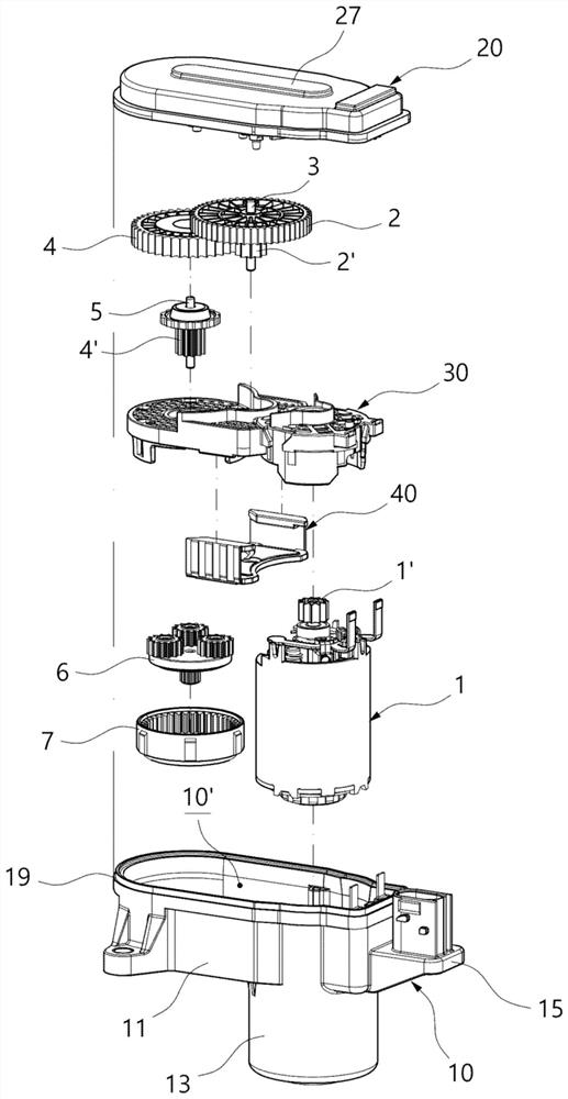 Electric parking brake actuator assembly