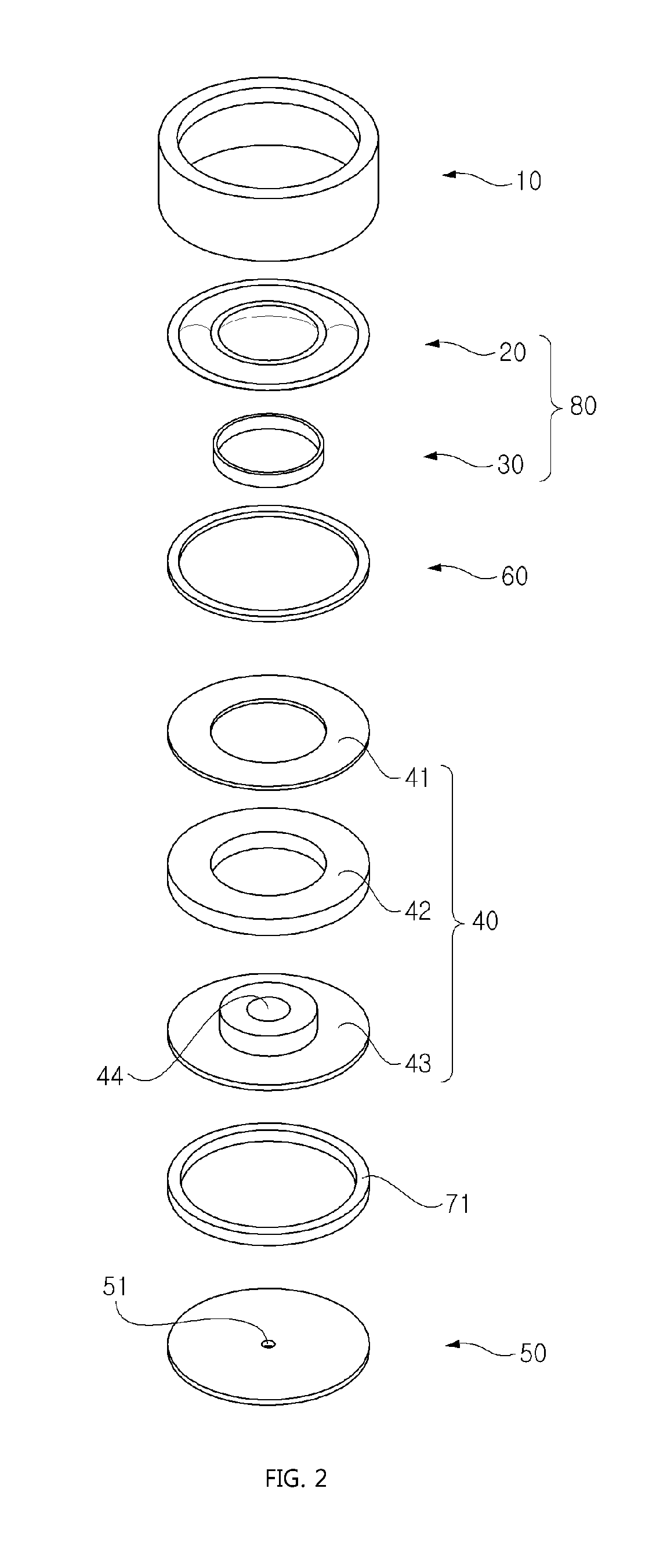 Microspeaker with inner resonance chamber