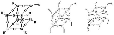 A kind of poss reinforced high mechanical performance silicone rubber and preparation method thereof