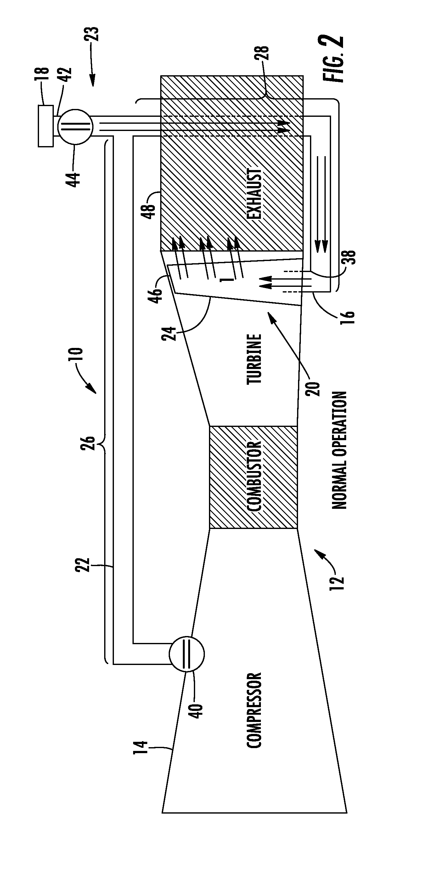 Cooling system with compressor bleed and ambient air for gas turbine engine