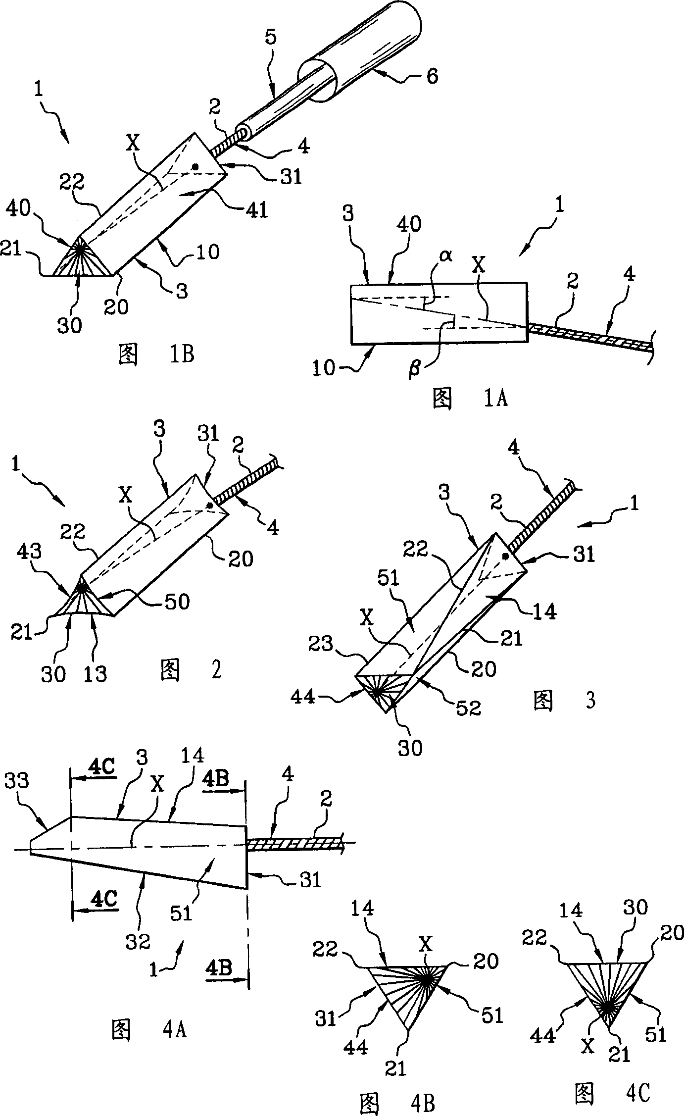 Device for coating preparation on ceration fibre especially on eyebrow or eyelash