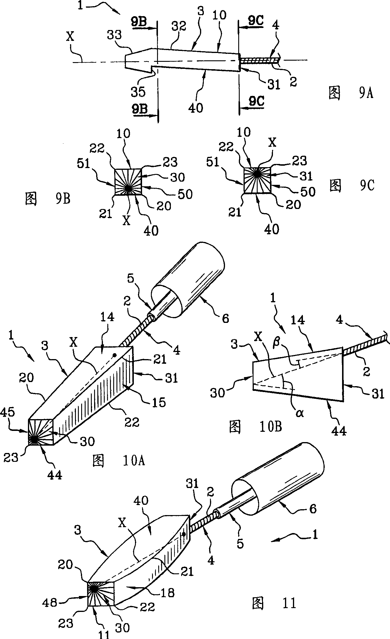 Device for coating preparation on ceration fibre especially on eyebrow or eyelash