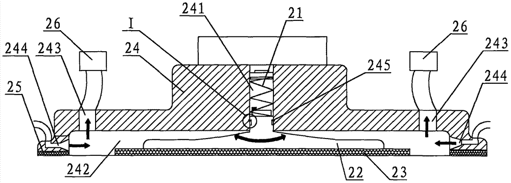 A robotic automatic grinding device for large workpieces