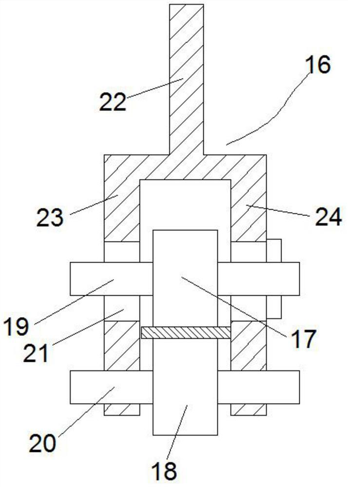 A kind of material guide device for stamping side material roll tape coiling of stamping parts