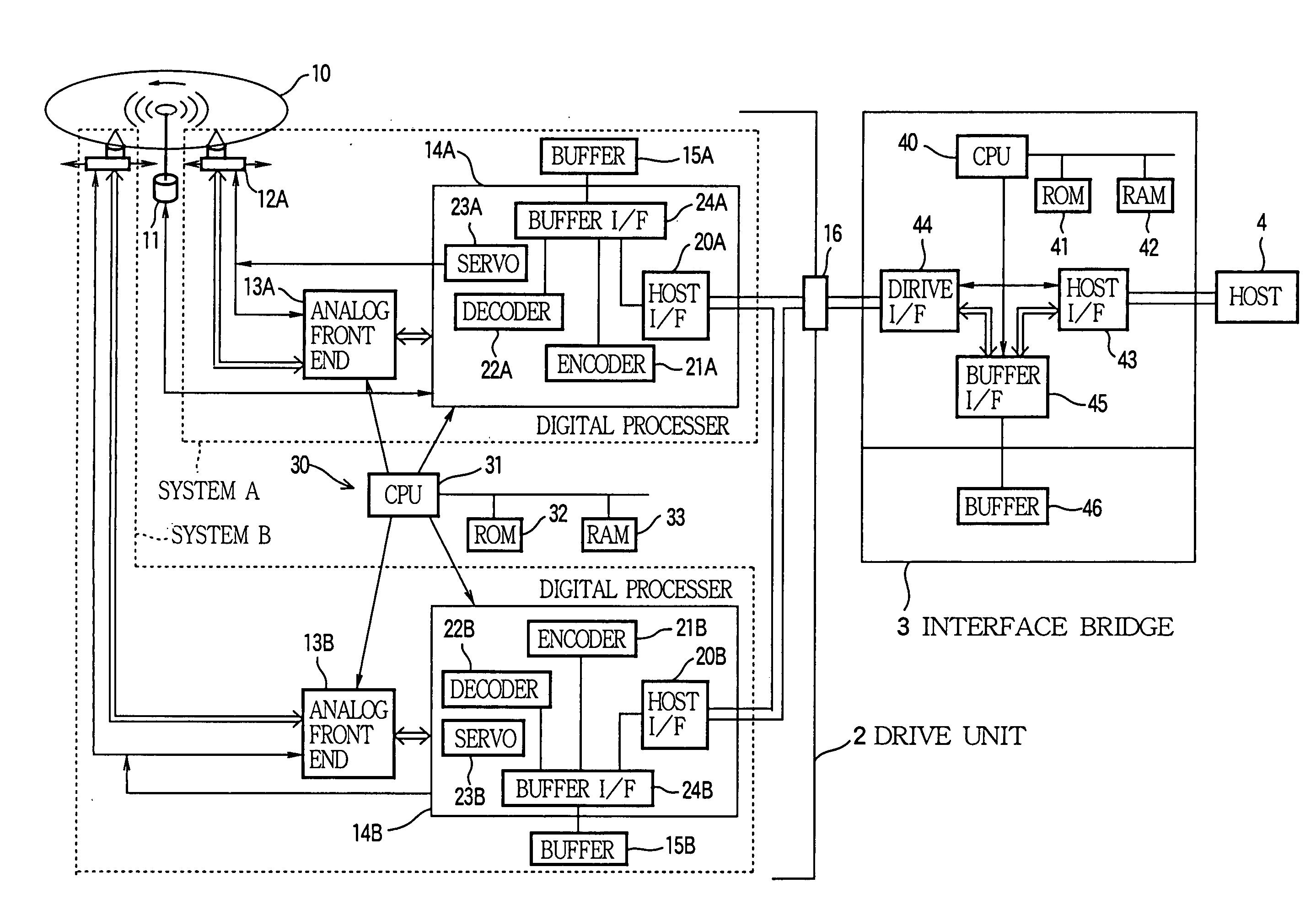 Optical disk apparatus with multiple reproduction/record units for parallel operation