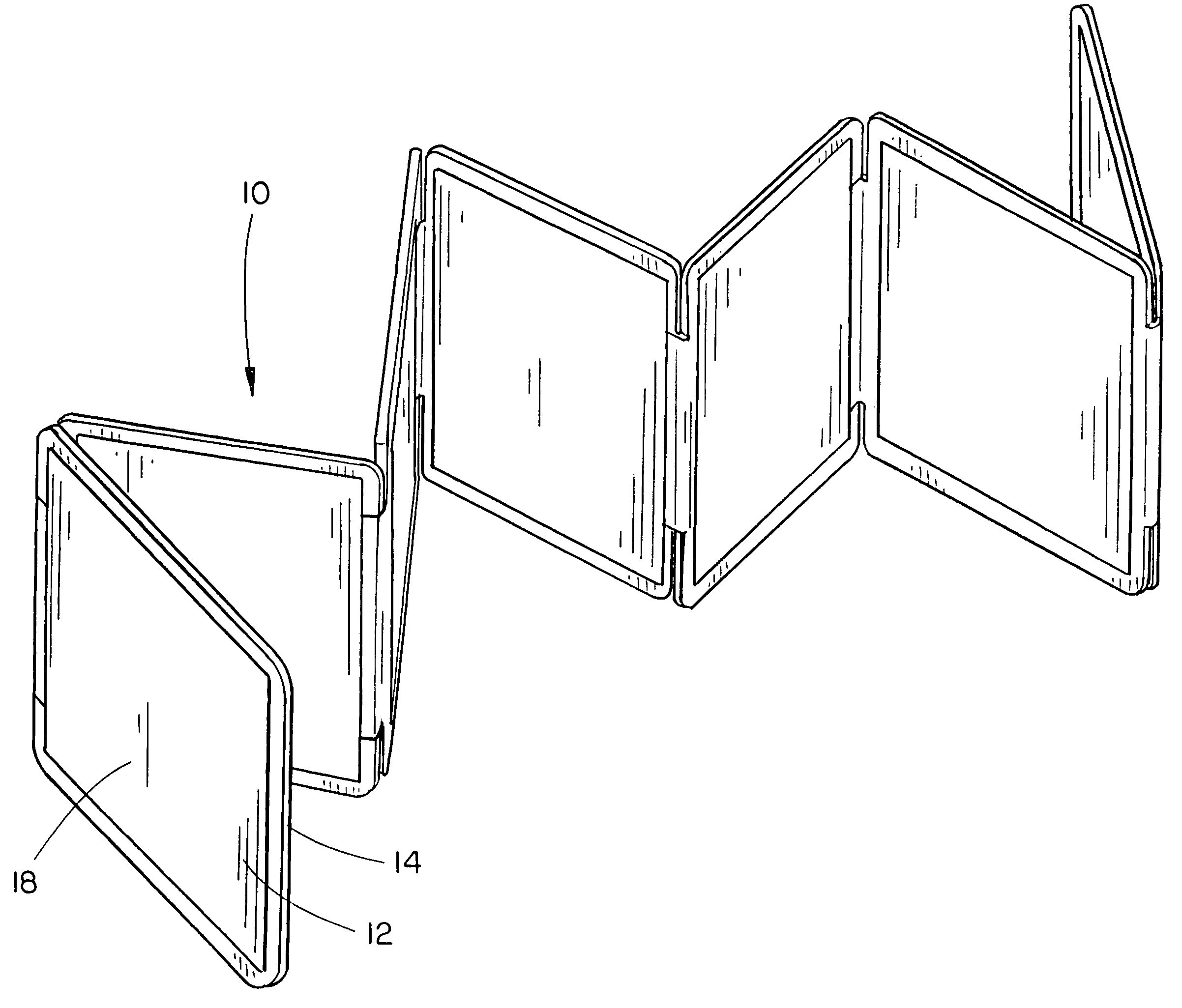 Foldable foam-based divider device