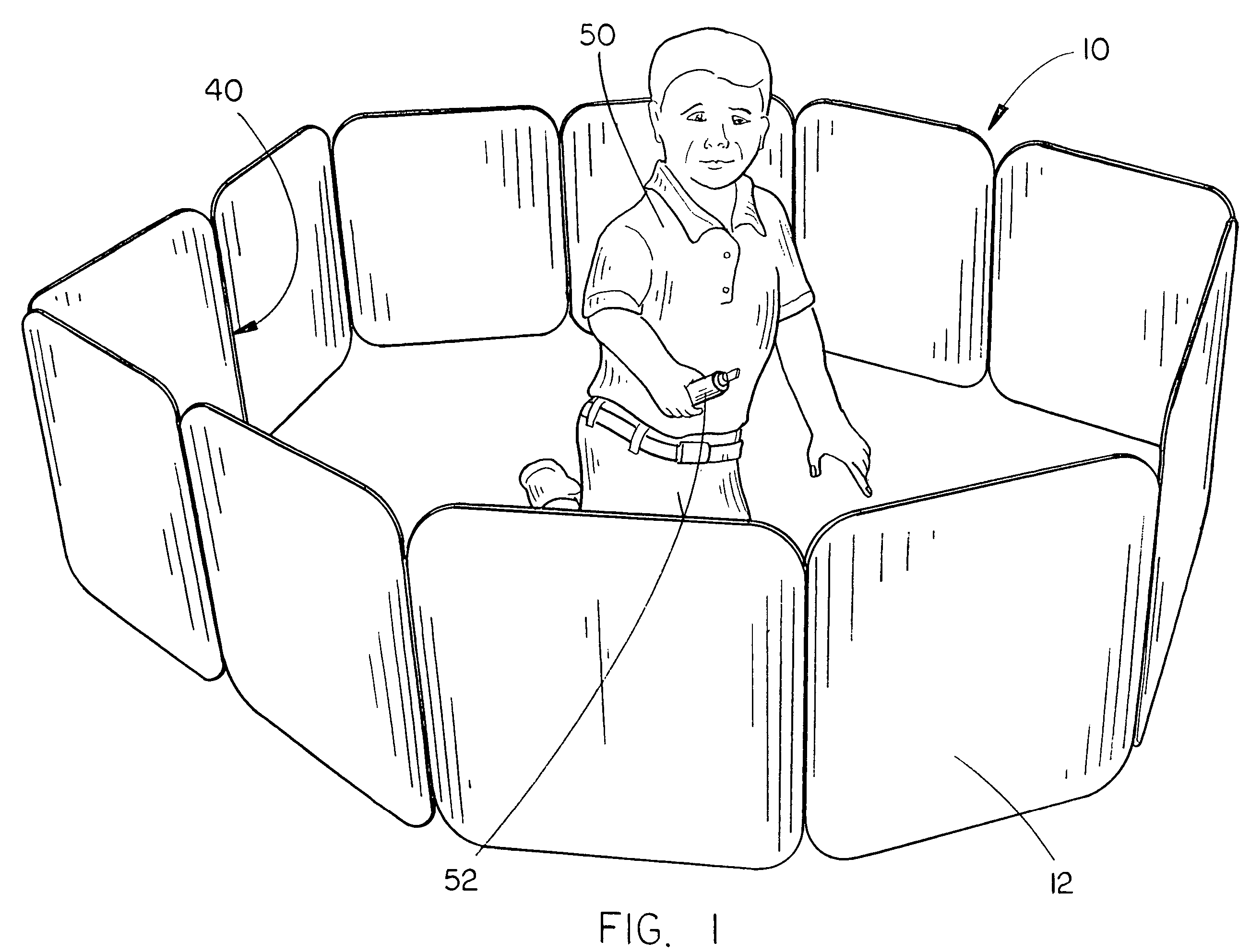 Foldable foam-based divider device