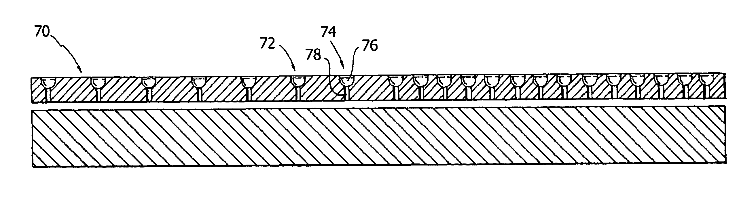 Fiber orienting technology for a breather plate