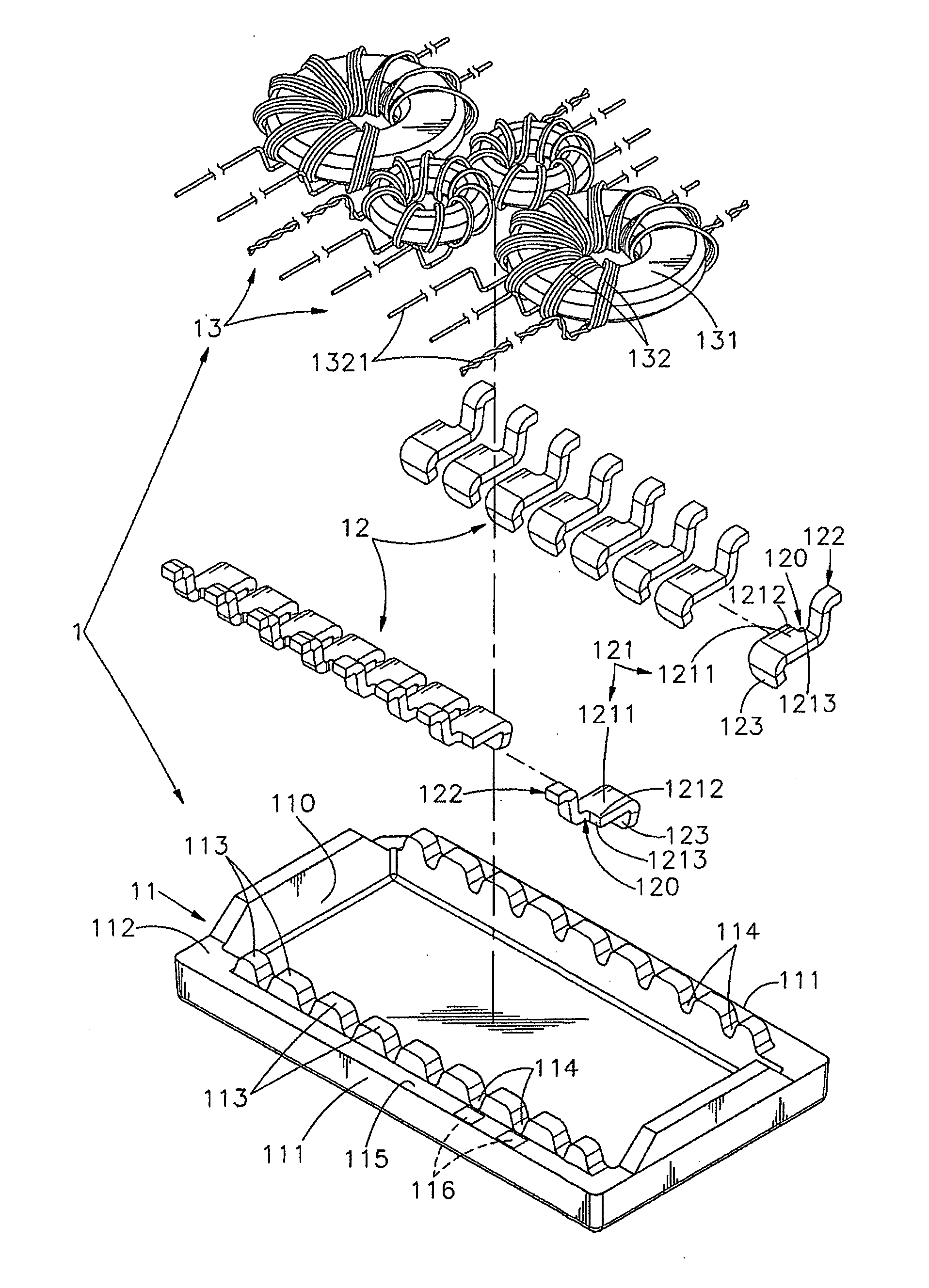 Chip filter and the related supplementary tool