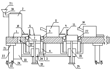 Metallurgy dust mud leaching device