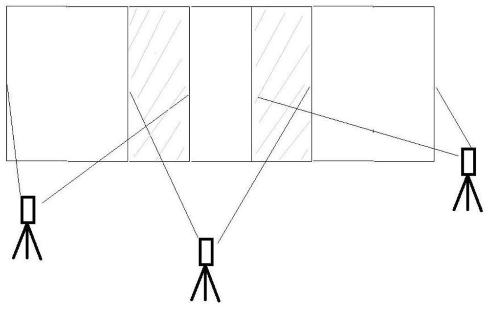 Earth and rockfill dam filling real-time dam face deformation monitoring method based on point cloud data