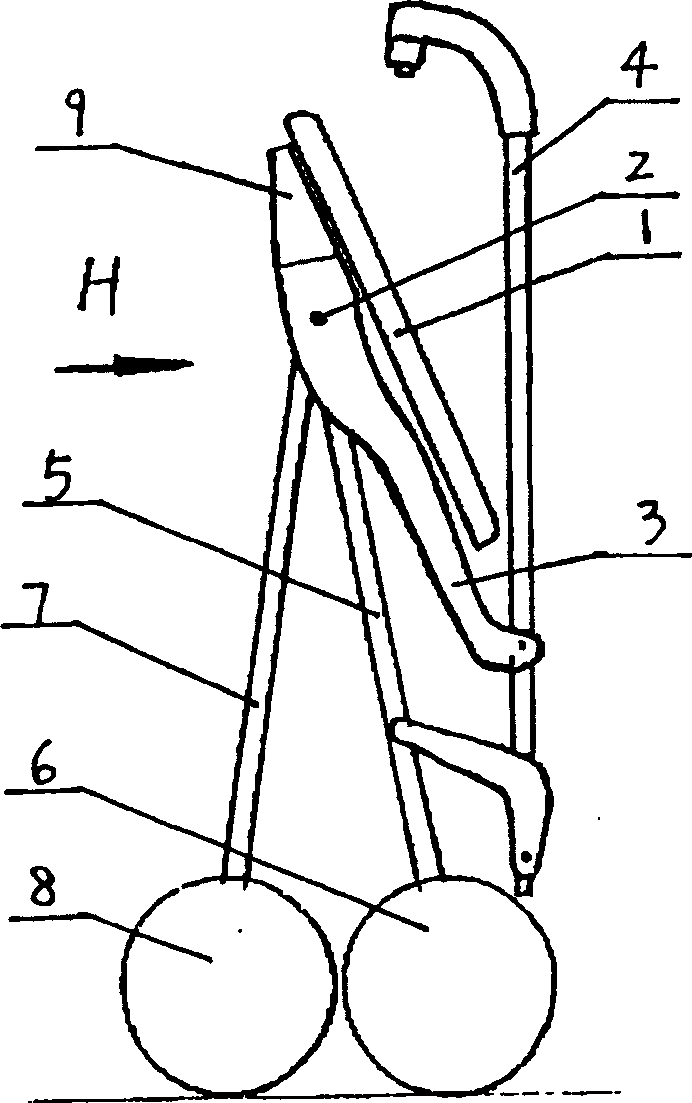 Bassinet capable of folding laterally