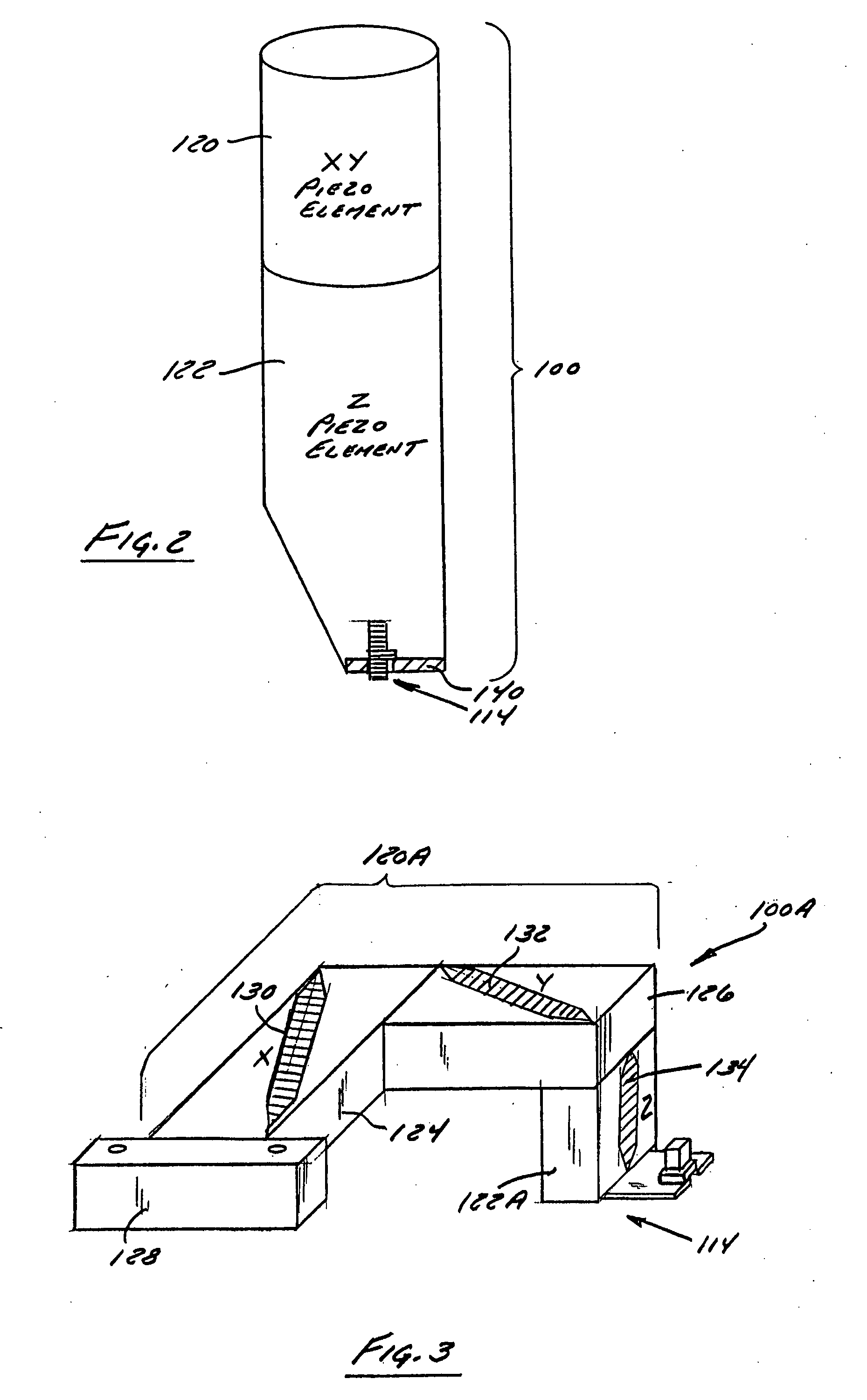 Balanced momentum probe holder