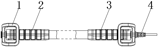 Integrated pull rod lamp