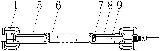 Integrated pull rod lamp