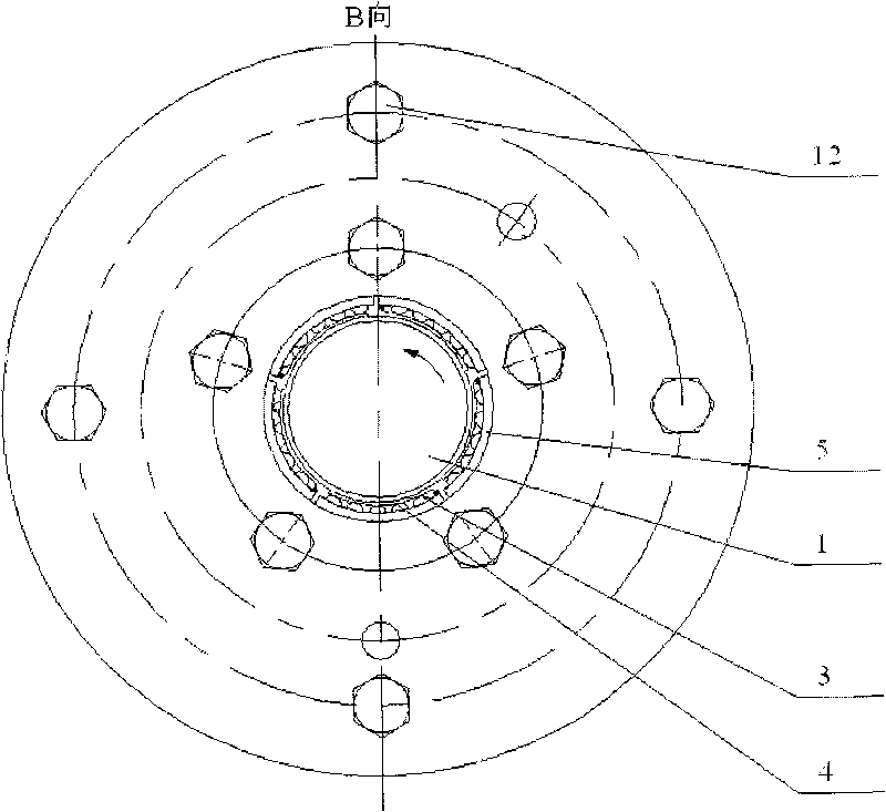 Dynamical pressure gas elasticity foil bearing with stability self-adaptive control function