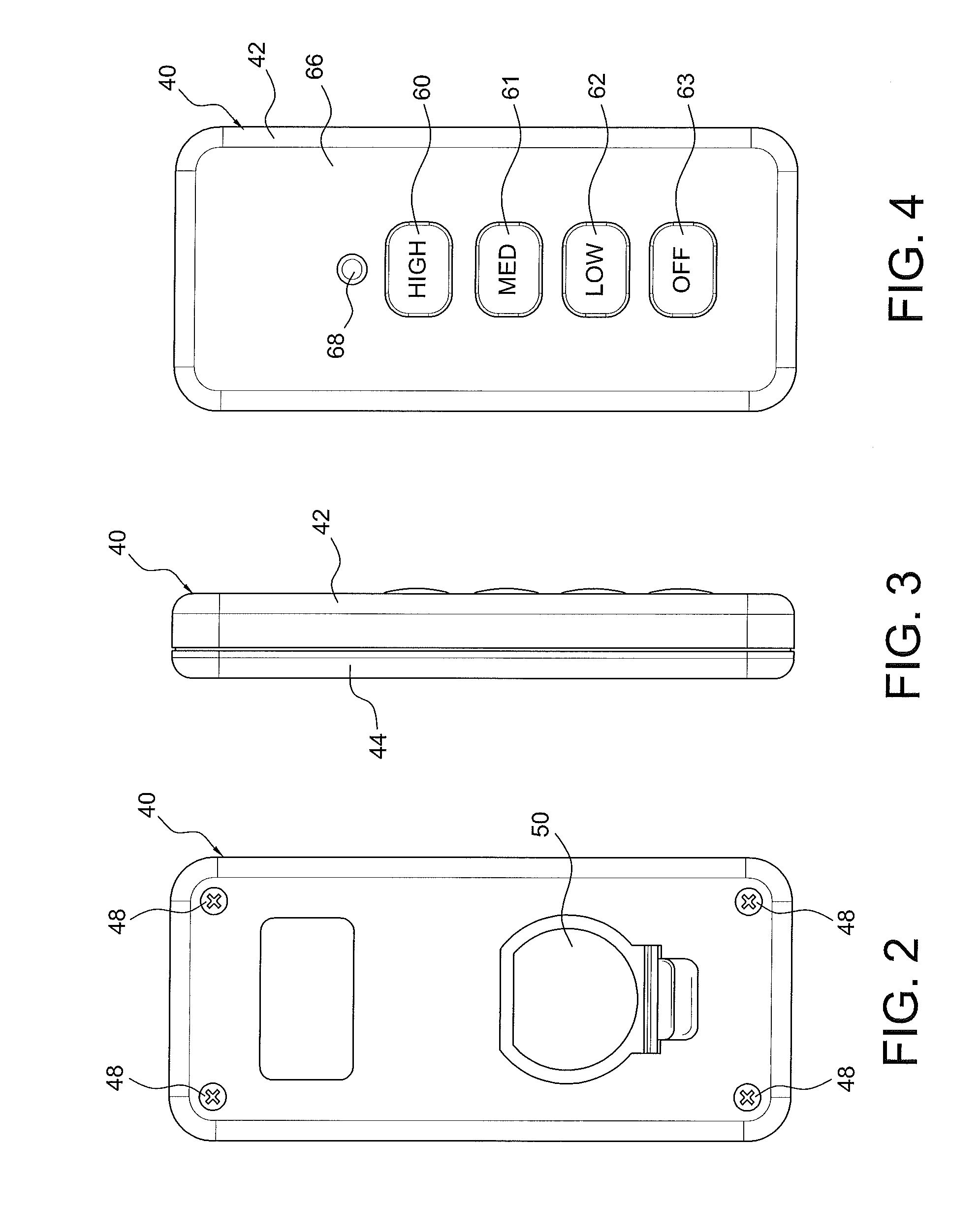 Radio Controlled Step Dimmer Control for Fluorescent Light Fixtures