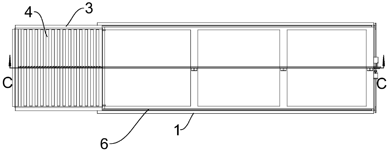 Fish farm capable of realizing uniform and simultaneous spreading of feed